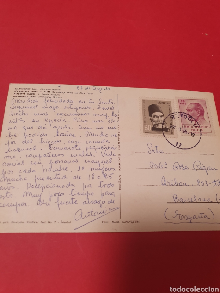Postales: Estambul.Circulada. - Foto 2