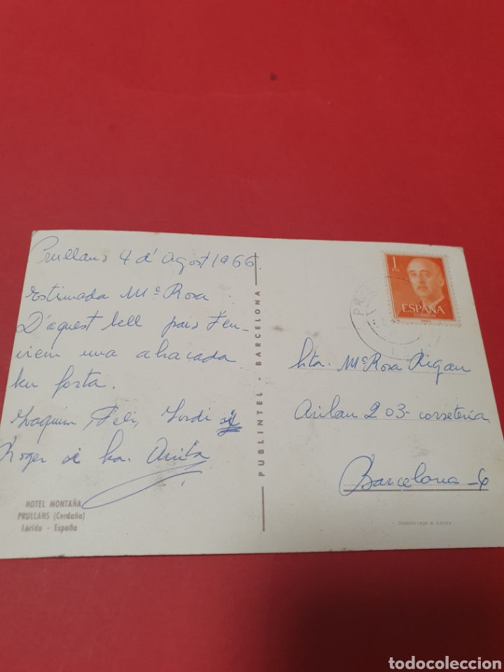 Postales: Hotel Monta&ntilde;a Prullans.Lerida. - Foto 2