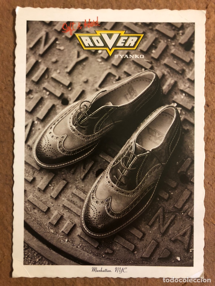 Postales: ZAPATOS ROVER. POSTAL SIN CIRCULAR PUBLICITARIA DE 1989.
