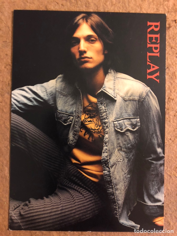 Postales: REPLAY. POSTAL SIN CIRCULAR PUBLICITARIA MARCA ROPA, COLECCI&Oacute;N 2002-2003.