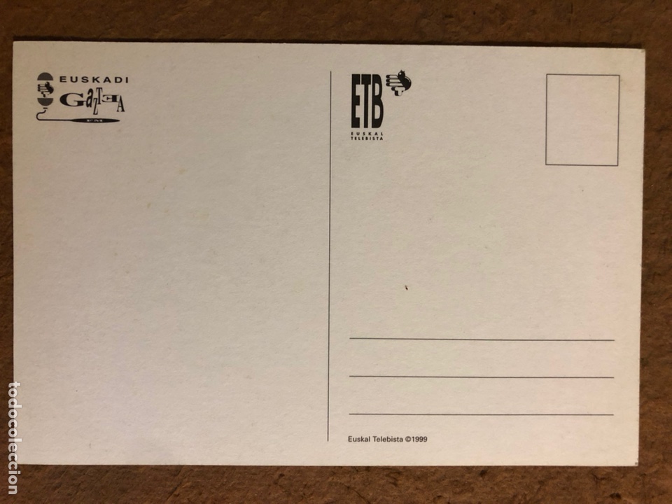 Postales: EUSKADI GAZTEA (EITB). POSTAL SIN CIRCULAR PROMOCIONAL DE 1999. - Foto 2