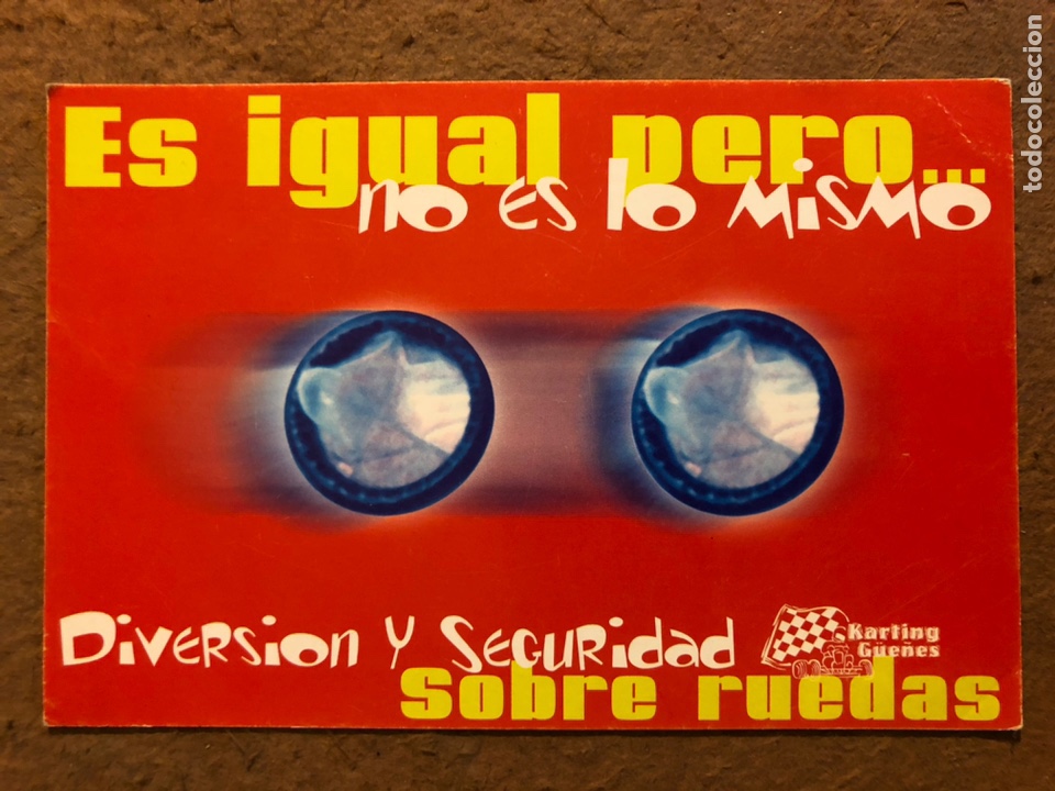 Postkarten: KARTING G&Uuml;E&Ntilde;ES (BIZKAIA). TARJETA PUBLICITARIA.