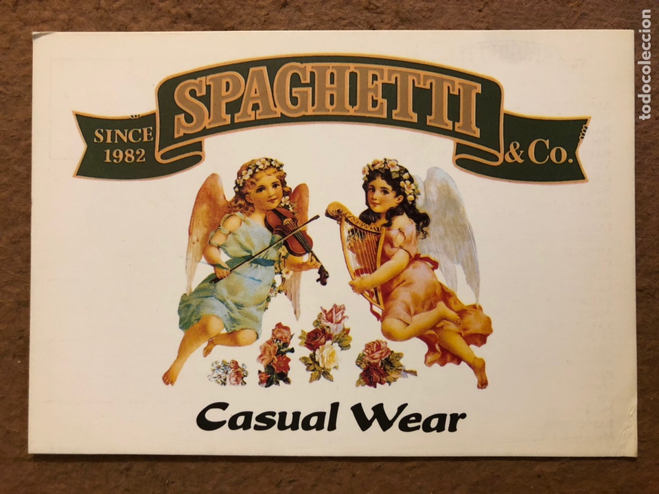 Cartoline: SPAGHETTI CASUAL WEAR. POSTAL SIN CIRCULAR PUBLICITARIA CON LAS TIENDAS AL DORSO.