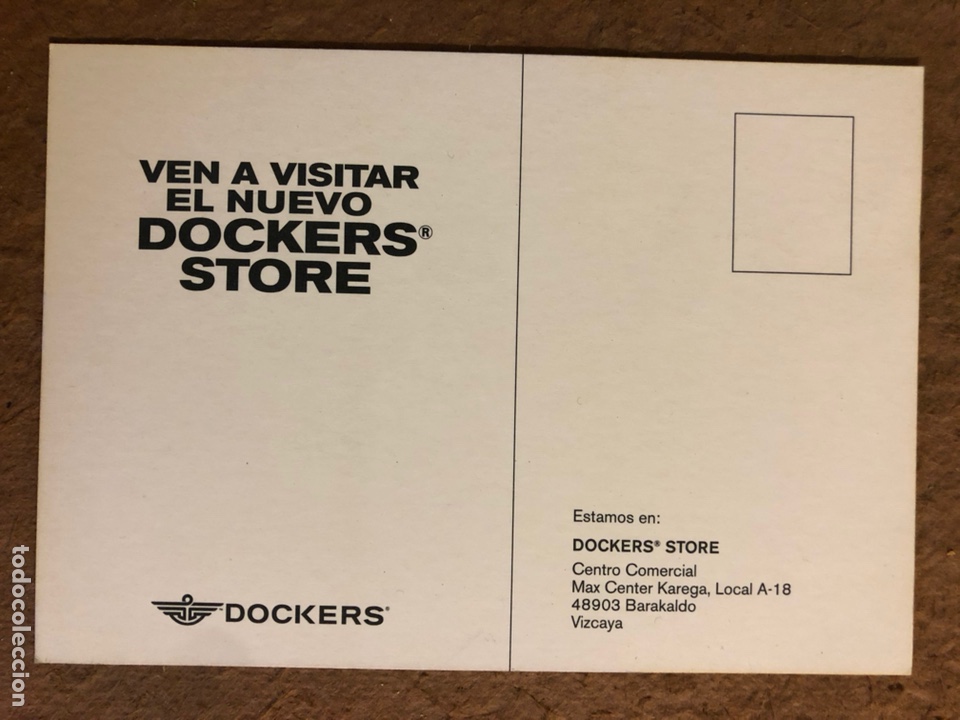 Postales: DOCKERS STORE (BARAKALDO). POSTAL SIN CIRCULAR PUBLICITARIA. - Foto 2