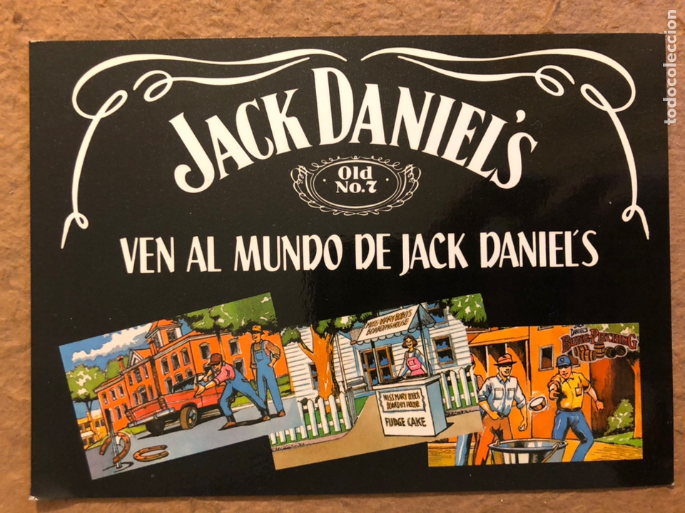 Postales: JACK DANIEL&rsquo;S. POSTAL SIN CIRCULAR PUBLICITARIA DE 1992. - Foto 1