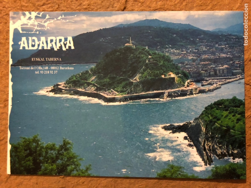 Postales: ADARRA EUSKAL TABERNA (BARCELONA). POSTAL SIN CIRCULAR PUBLICITARIA. - Foto 1