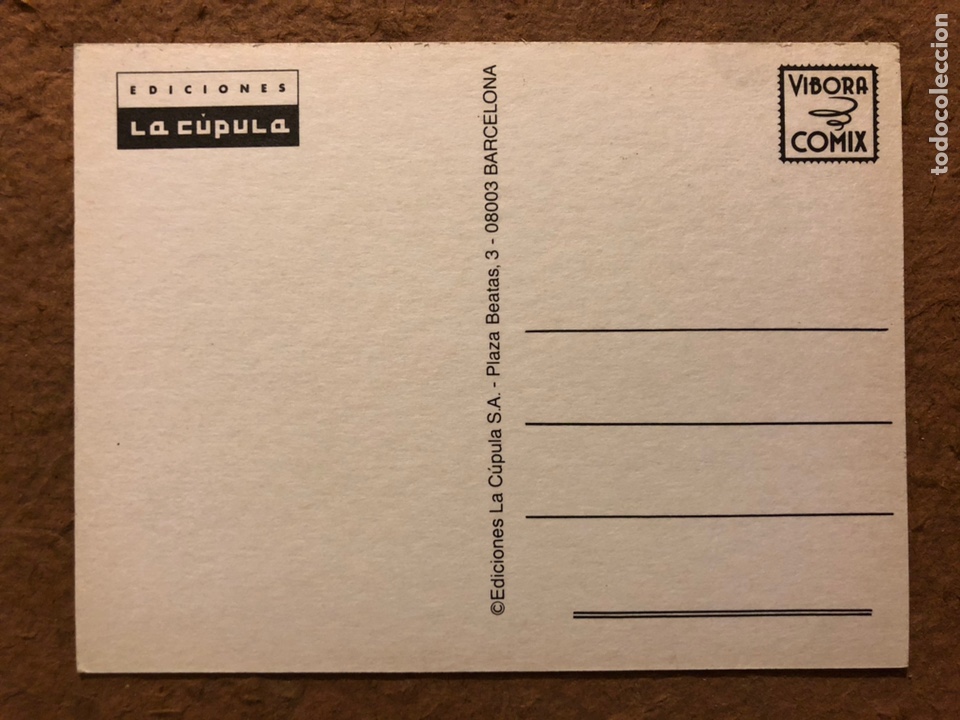 Postales: MECHANICS DE JAIME HERN&Aacute;NDEZ. POSTAL SIN CIRCULAR PROMOCIONAL EDICIONES LA C&Uacute;PULA. - Foto 2