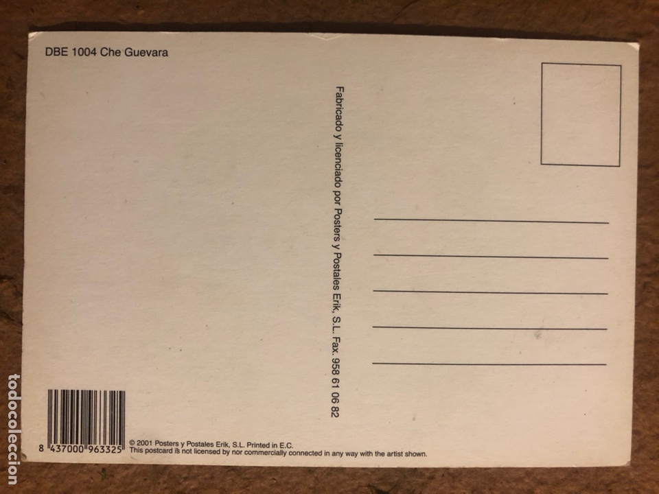 Postales: ERNESTO CHE GUEVARA. POSTAL SIN CIRCULAR. - Foto 2