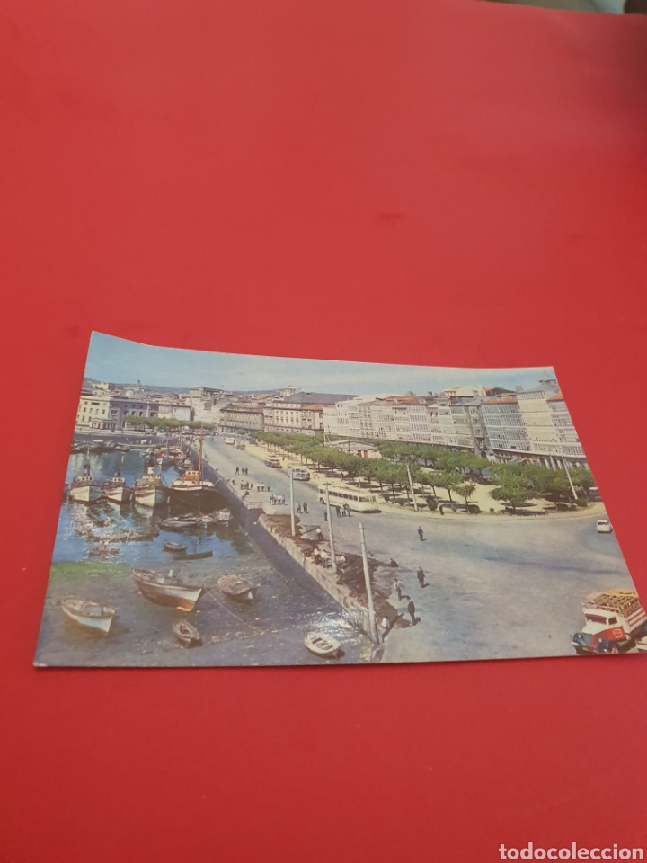 Postales: La Coru&ntilde;a.Paseo de la Marina.Circulada. - Foto 1