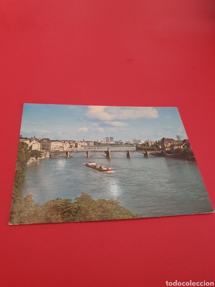 Postales: Basel Blick auf Rheinbrucķen.Circulada. - Foto 1