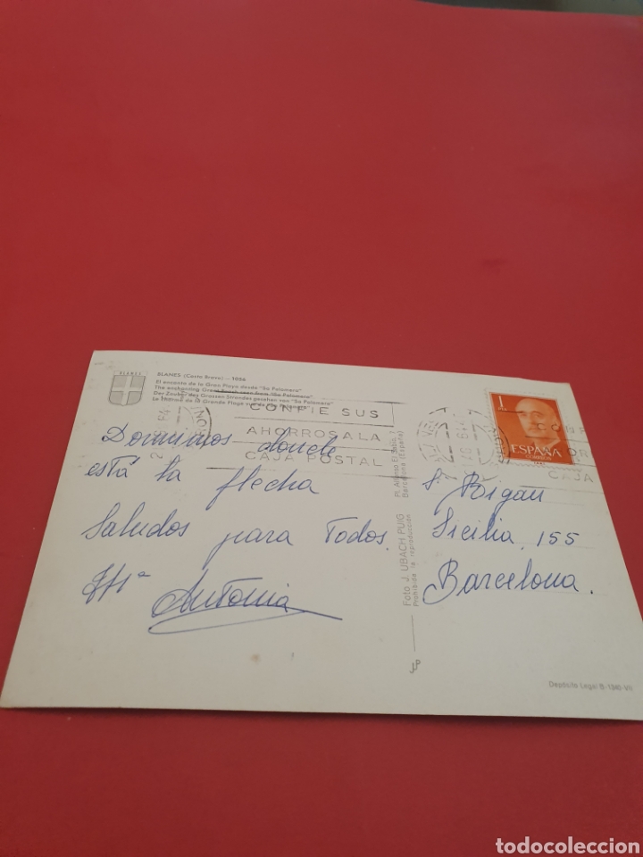 Postales: Blanes.Costa Brava.Circulada. - Foto 2