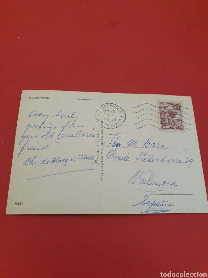 Postales: Dubrovnik.Circulada.1958. - Foto 2