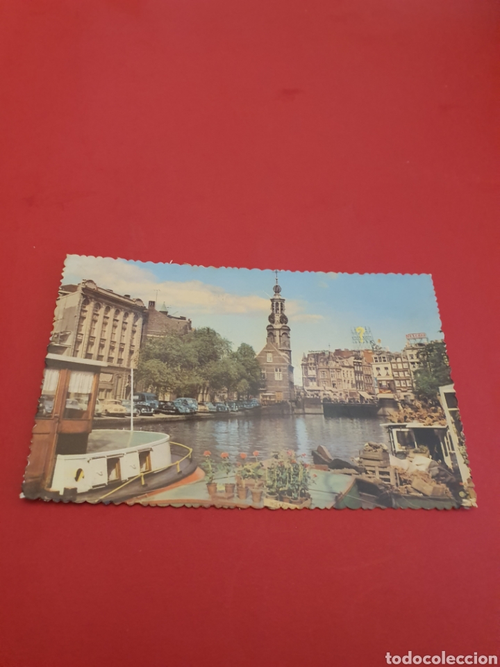 Postales: Amsterdam Singel meta Munttorem.Circulada.1958. - Foto 1