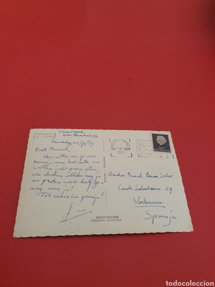 Postales: Amsterdam.Kolkie.Circulada.1959. - Foto 2