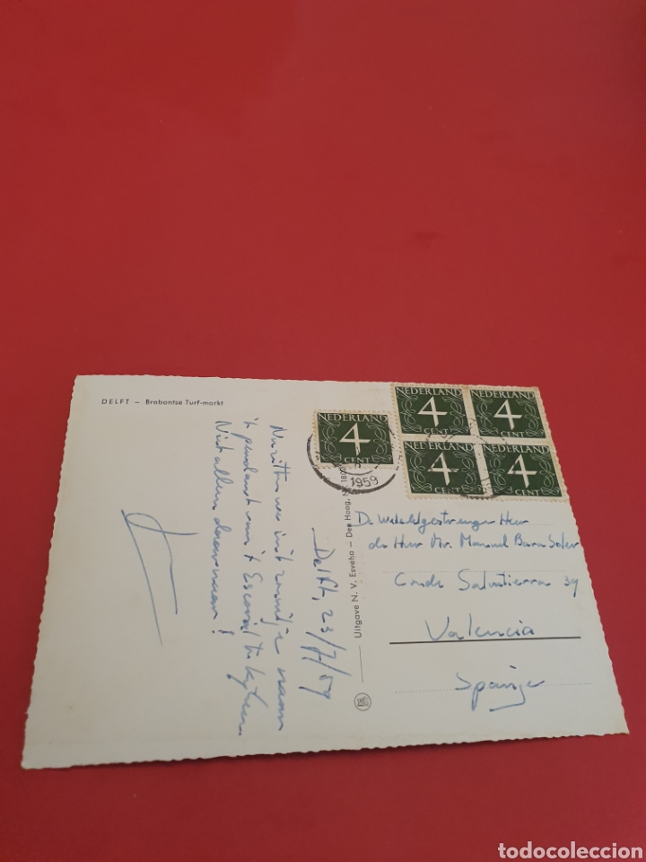Postales: Delft.Brabantse.Circulada 1969. - Foto 2