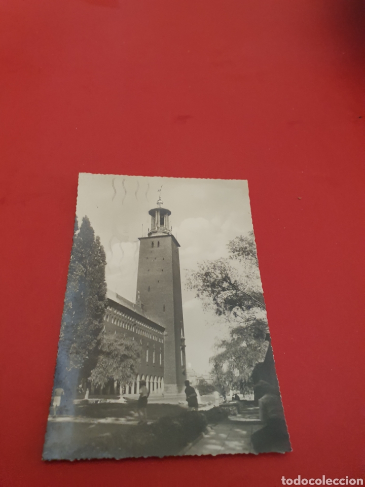Postales: Estocolmo.Stadshuset.Circulada.1958. - Foto 1