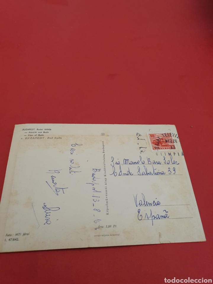 Postales: Budapest.Circulada.1964. - Foto 2