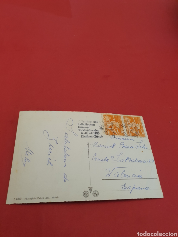 Postales: Z&uacute;rich.Bahnhofstrasse.Circulada. - Foto 2