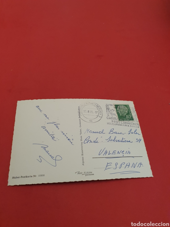 Postales: Huber.Postkarte.Circulada.1955. - Foto 2