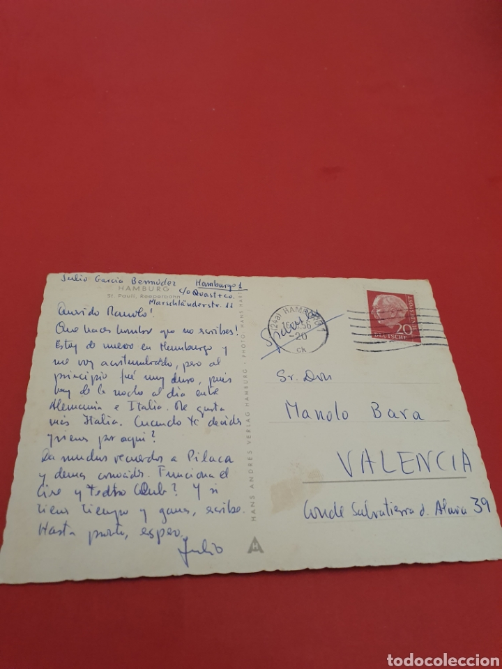 Postales: Hamburg.Circulada.1956. - Foto 2