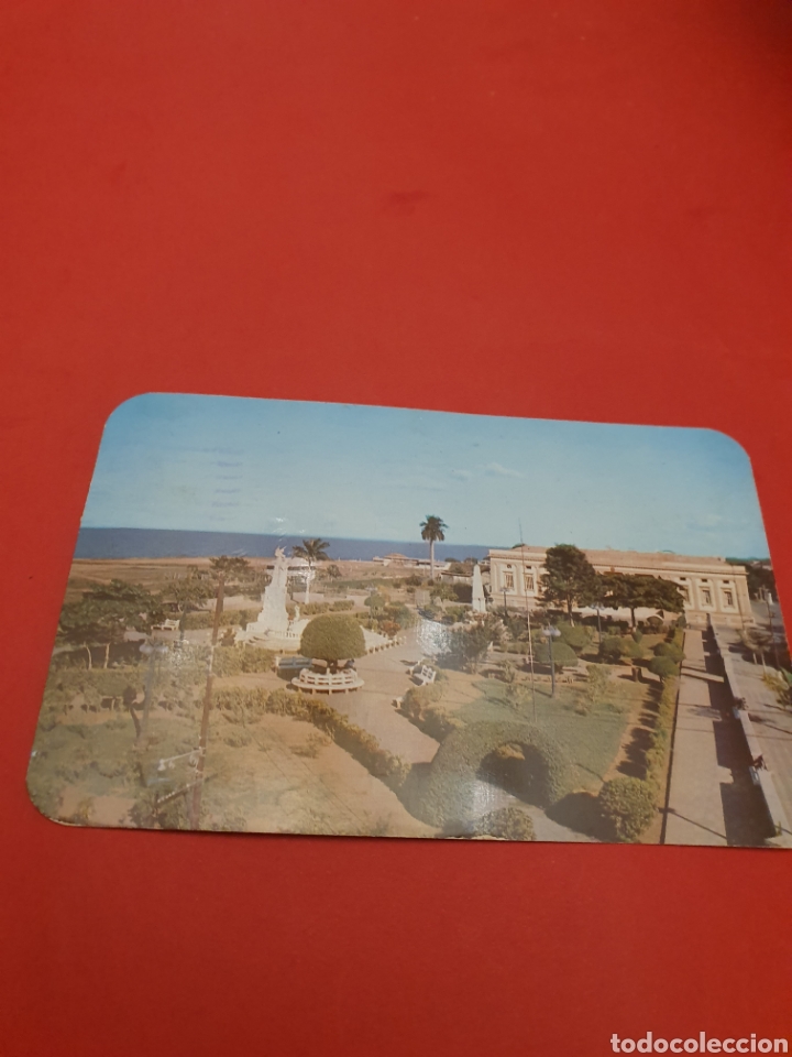 Postales: Parque Dario.Managua.Circulada.1957. - Foto 1