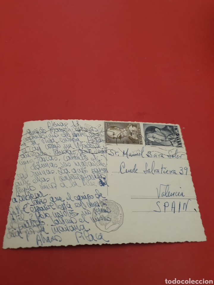 Postales: Atenas.Biblioteca Nacional.Circulada. - Foto 2