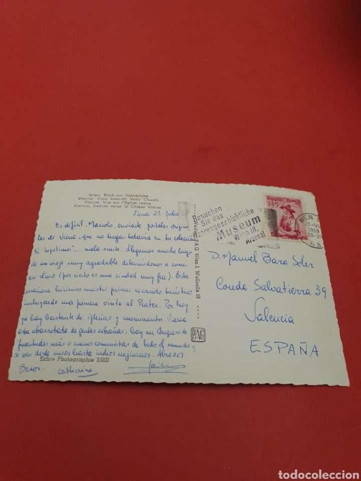 Postales: Viena.Iglesia.Circulada. - Foto 2