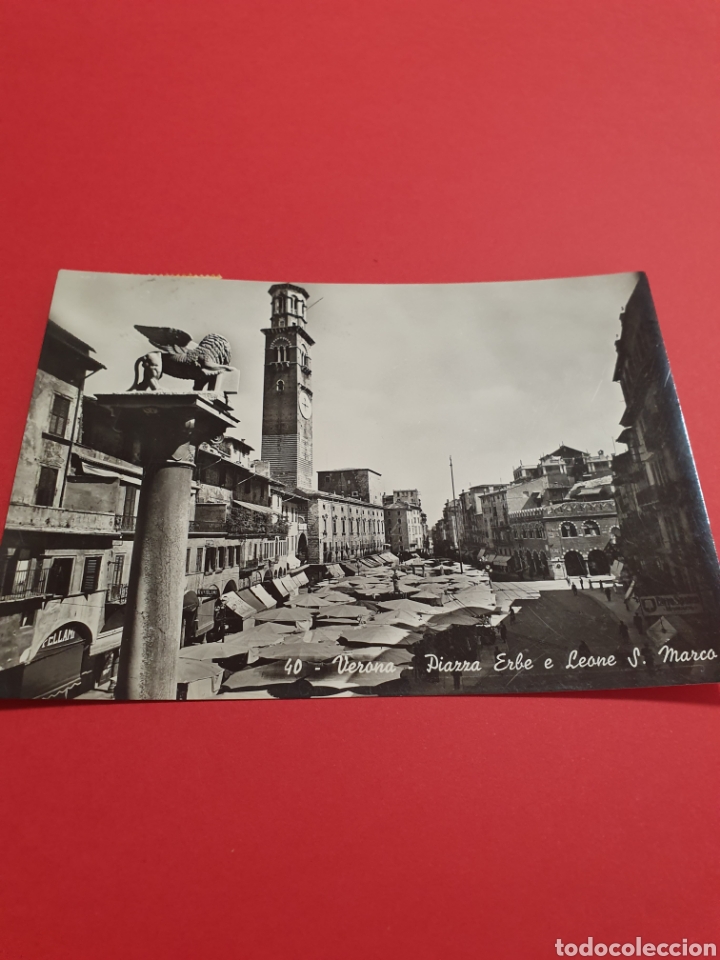 Postales: Verona.Iazza Erbe e Leone.S Marco.Circulada. - Foto 1