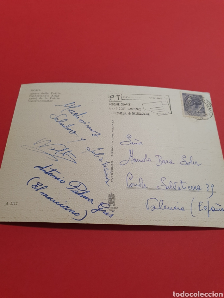 Postales: Roma.Altare Delfa Patria.Circulada. - Foto 2