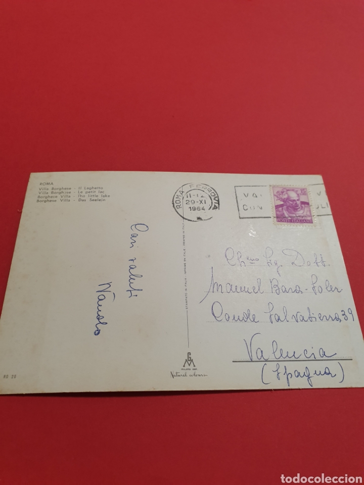 Postales: Roma.Villa Circulada.1964. - Foto 2