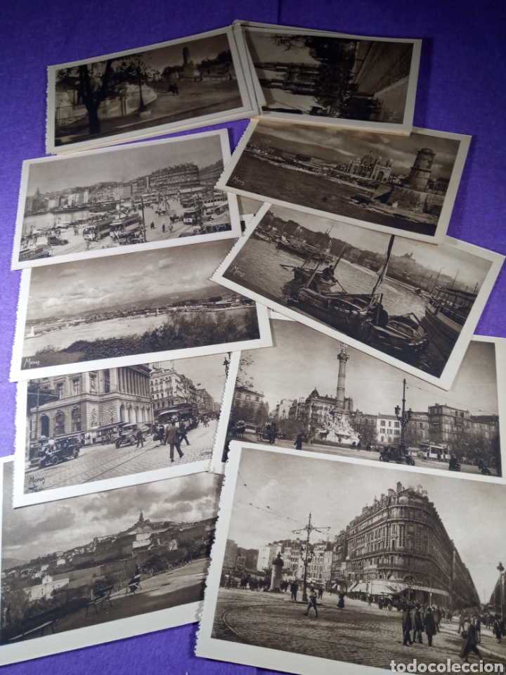 Postales: Marseille. Veinte postales antiguas. - Foto 1