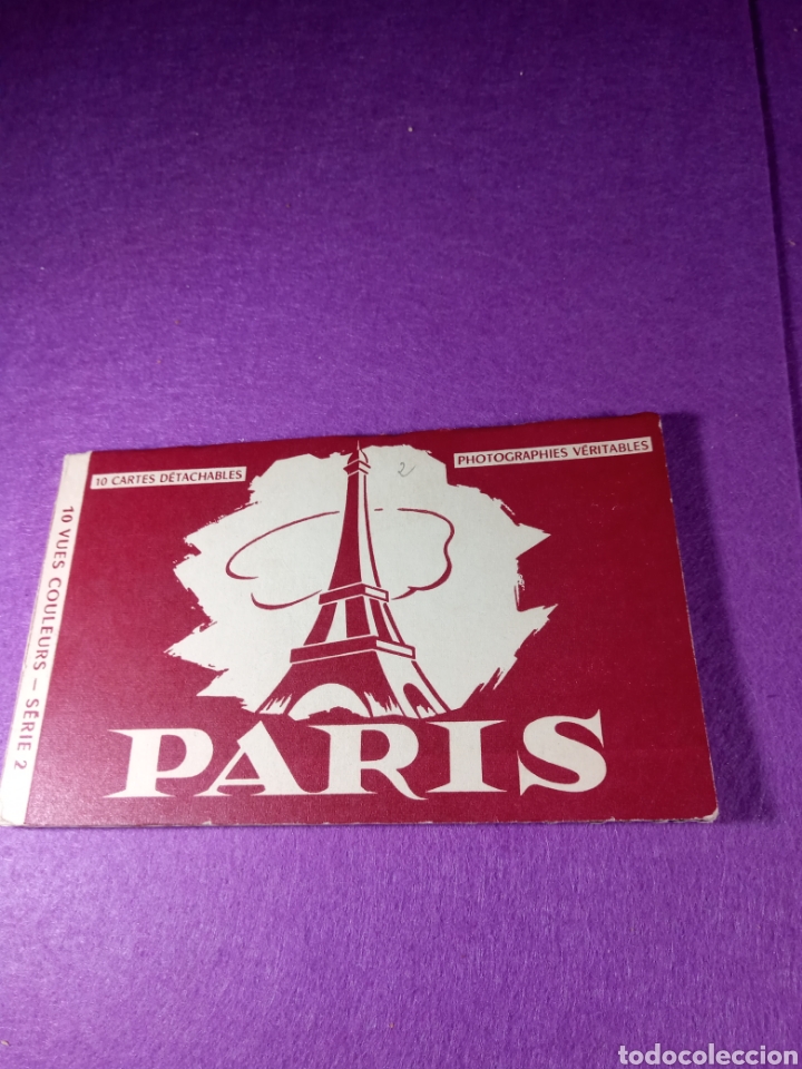 Postales: Par&iacute;s. D&iacute;ez tarjetas postales antiguas. - Foto 1