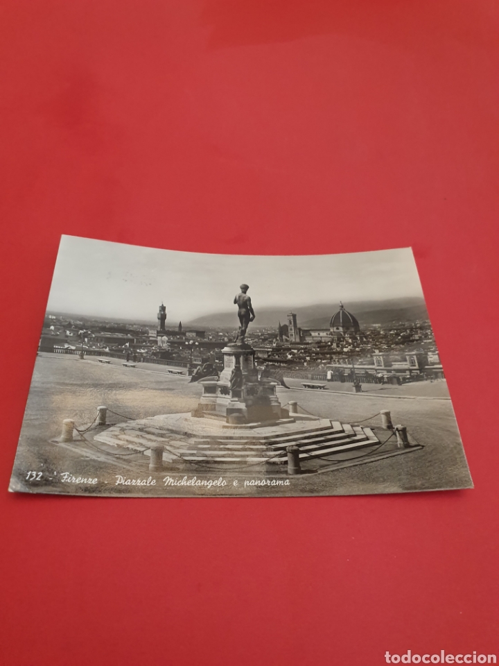 Postales: Firenze Piarrale Michelangelo e Panorama.Circulada.1955. - Foto 1