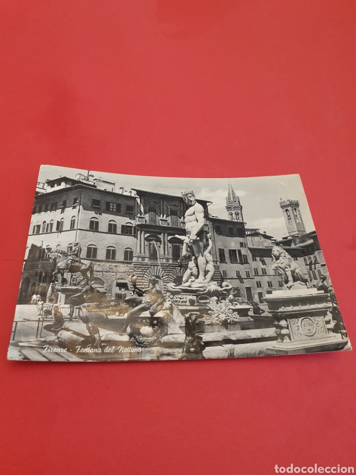 Postales: Firenze.Neptuno.Circulada.1955. - Foto 1