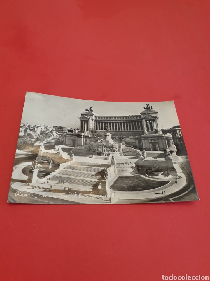 Postales: Roma.Monumento V&iacute;ctor Emanuel.Circulada.1955. - Foto 1