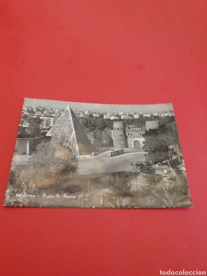 Postales: Roma.Porta S.Paolo.Circulada.1957. - Foto 1