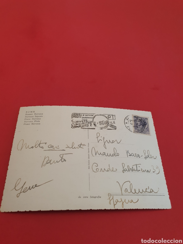 Postales: Roma.Plaza Navena.Circulada. - Foto 2