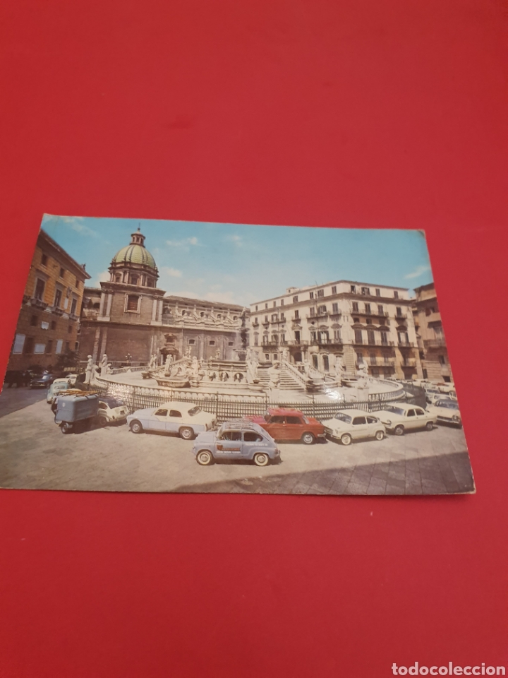 Cartoline: Palermo.Fontana y Pretoria.Circulada.1960.