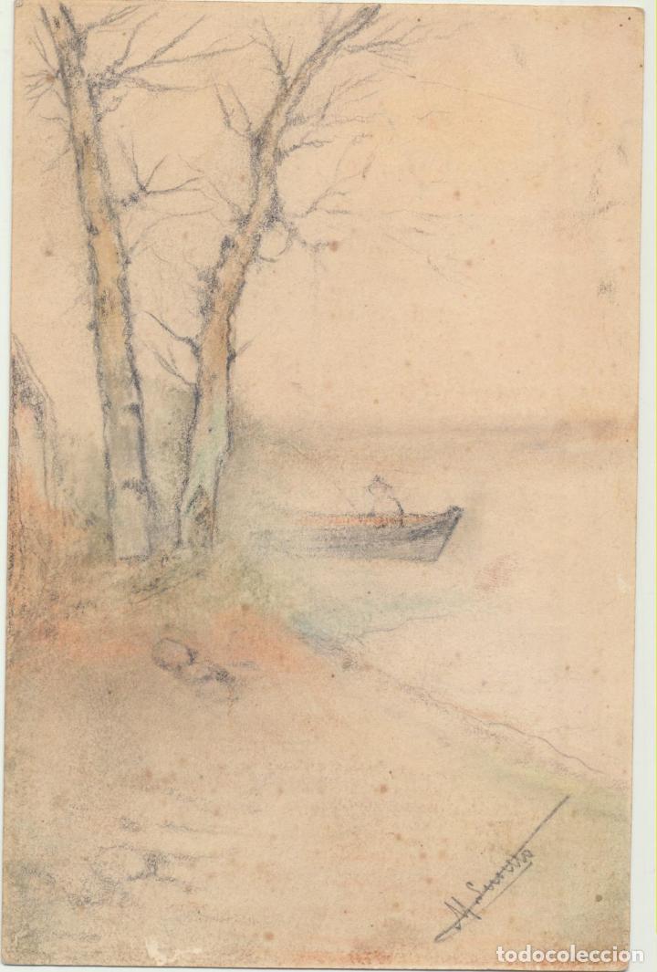 Postales: Postal. Dibujo original firmado por M. Sevilla. Anterior a 1905