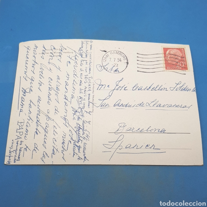 Postales: (CV.08) TARJETA POSTAL. SEETERRASSEN. HAMBURG - Foto 2
