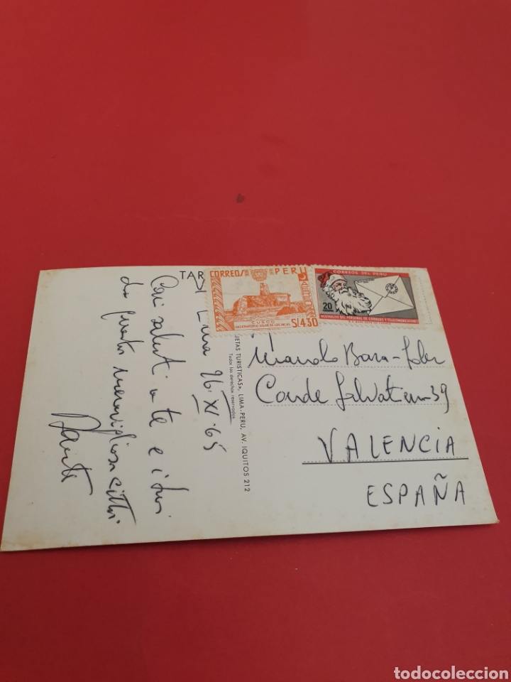 Postales: Lima.Peru.1965.Circulada. - Foto 2