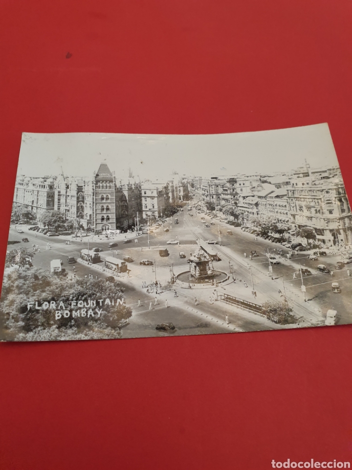 Postales: Flora Foundtain Bombay.Circulada.1957. - Foto 1