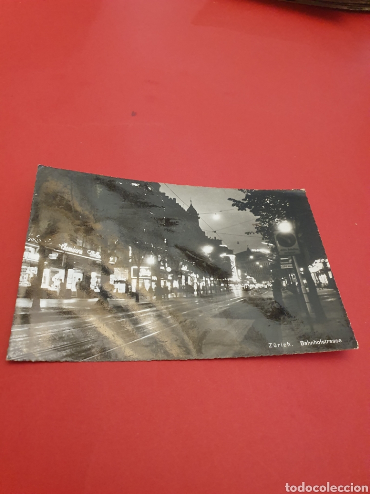 Postales: Z&uacute;rich.Bahthofstrasse.Circulada.1960. - Foto 1
