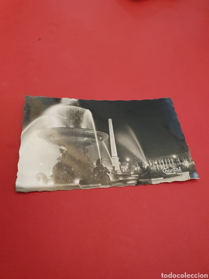 Postales: Paris.Le Ilumination Place de la Concorde.Circulada.1959. - Foto 1