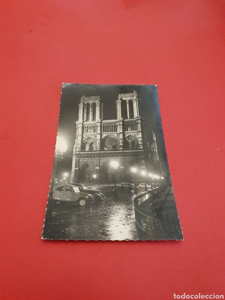 Postales: Paris.La Nuit.La Catedral.Notre Dame.Circulada. - Foto 1