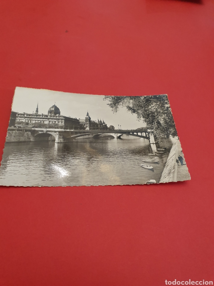 Postales: Paris.La seine au Pont.Circulada.1959. - Foto 1