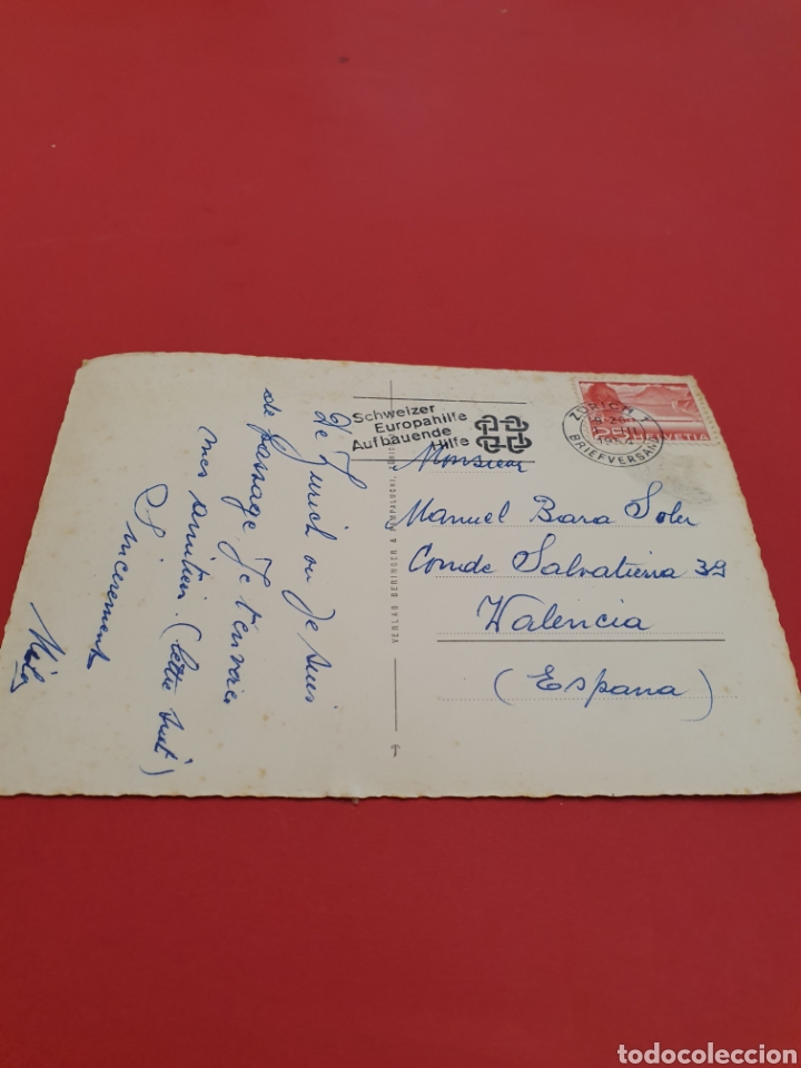 Postales: Z&uacute;rich im Licht.Circulada.1954. - Foto 2