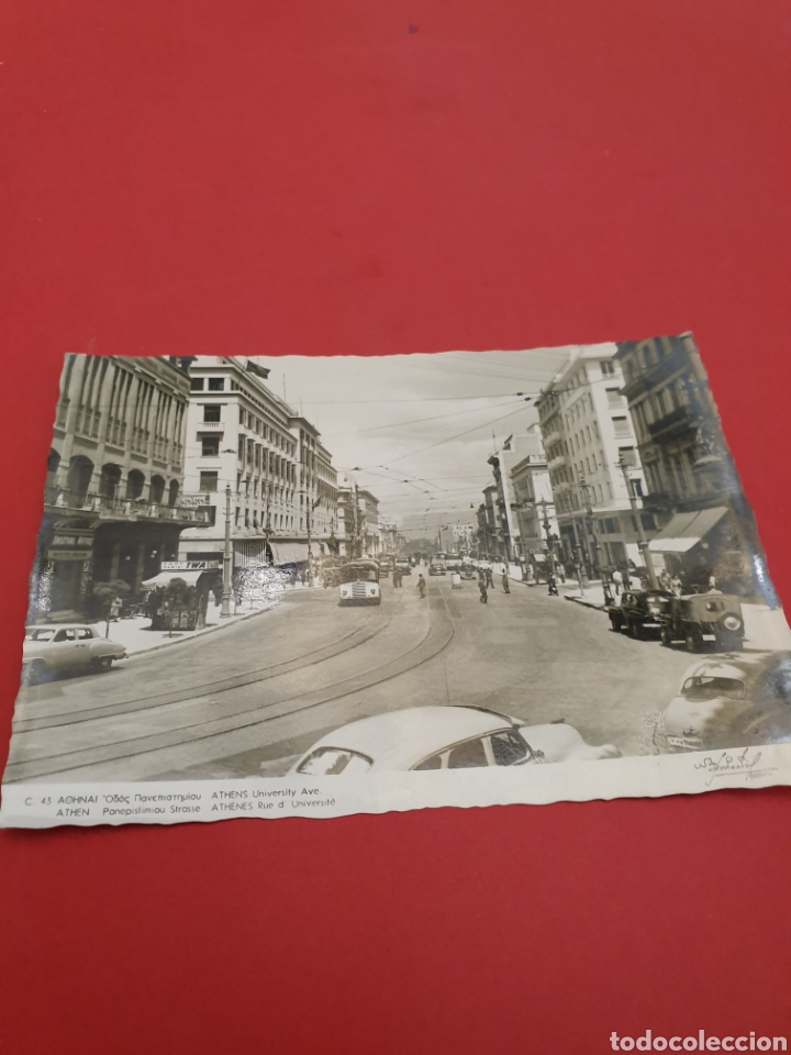 Postkarten: Atenas.Universidad.Circulada 1957.