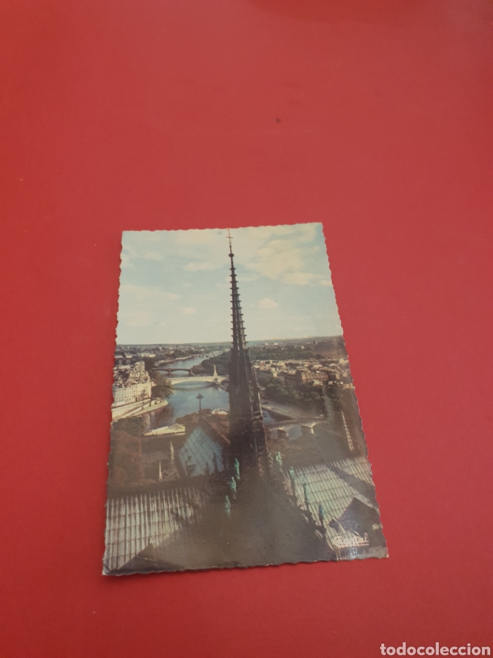 Postales: Paris.La Fleche de Notre Dame.Circulada.1957 - Foto 1