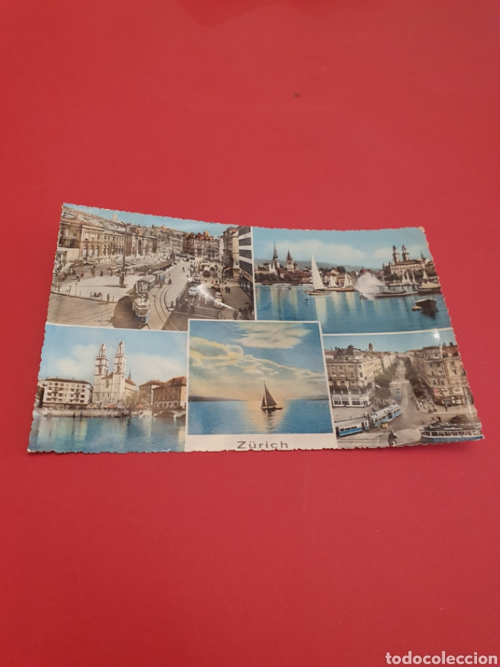 Postales: Z&uacute;rich.Circulada.1956 Aprox. - Foto 1